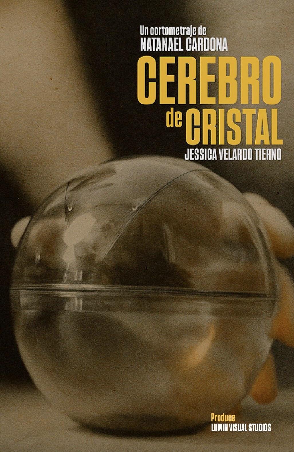 Póster del corto Cerebro de Cristal