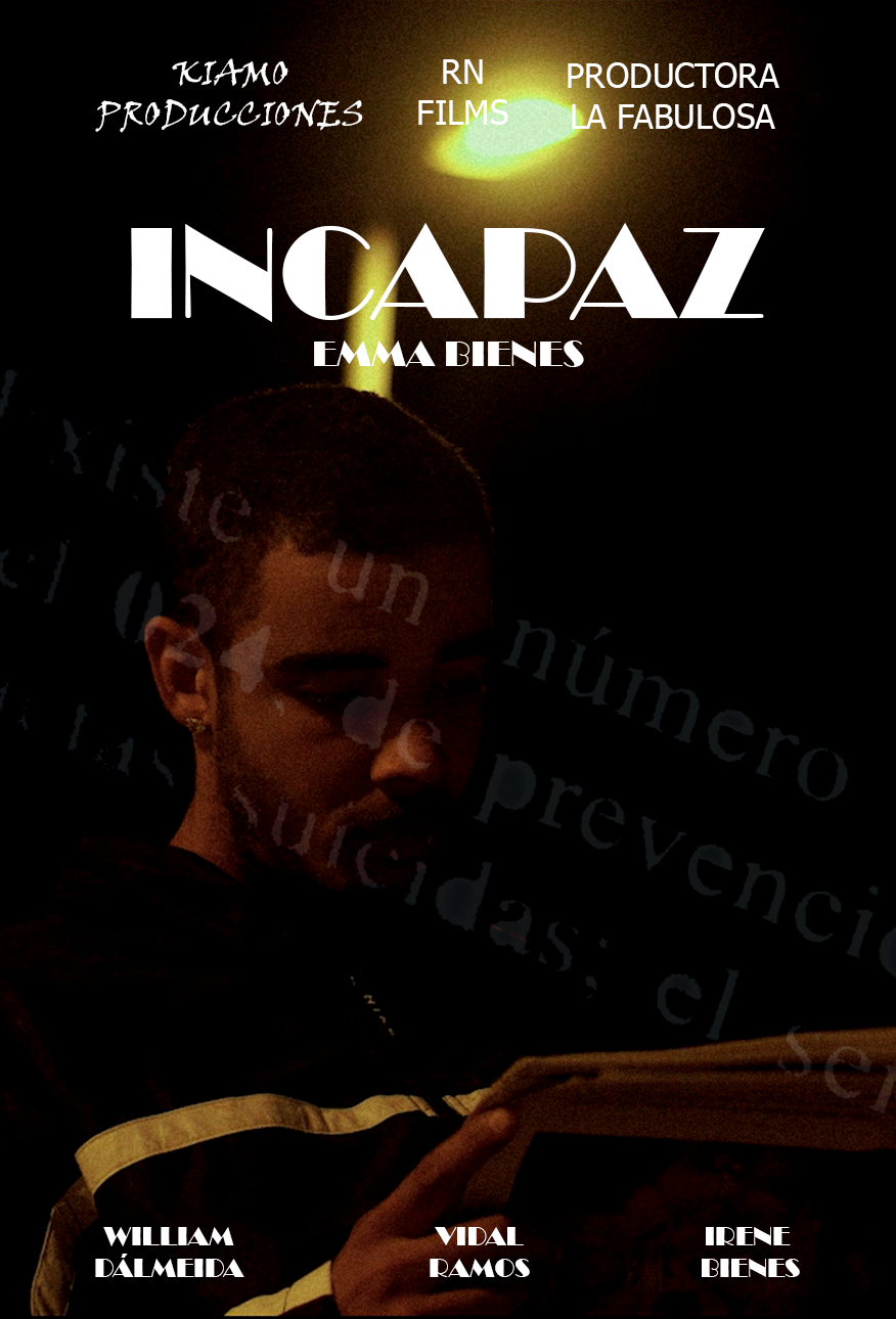 Póster del corto Incapaz