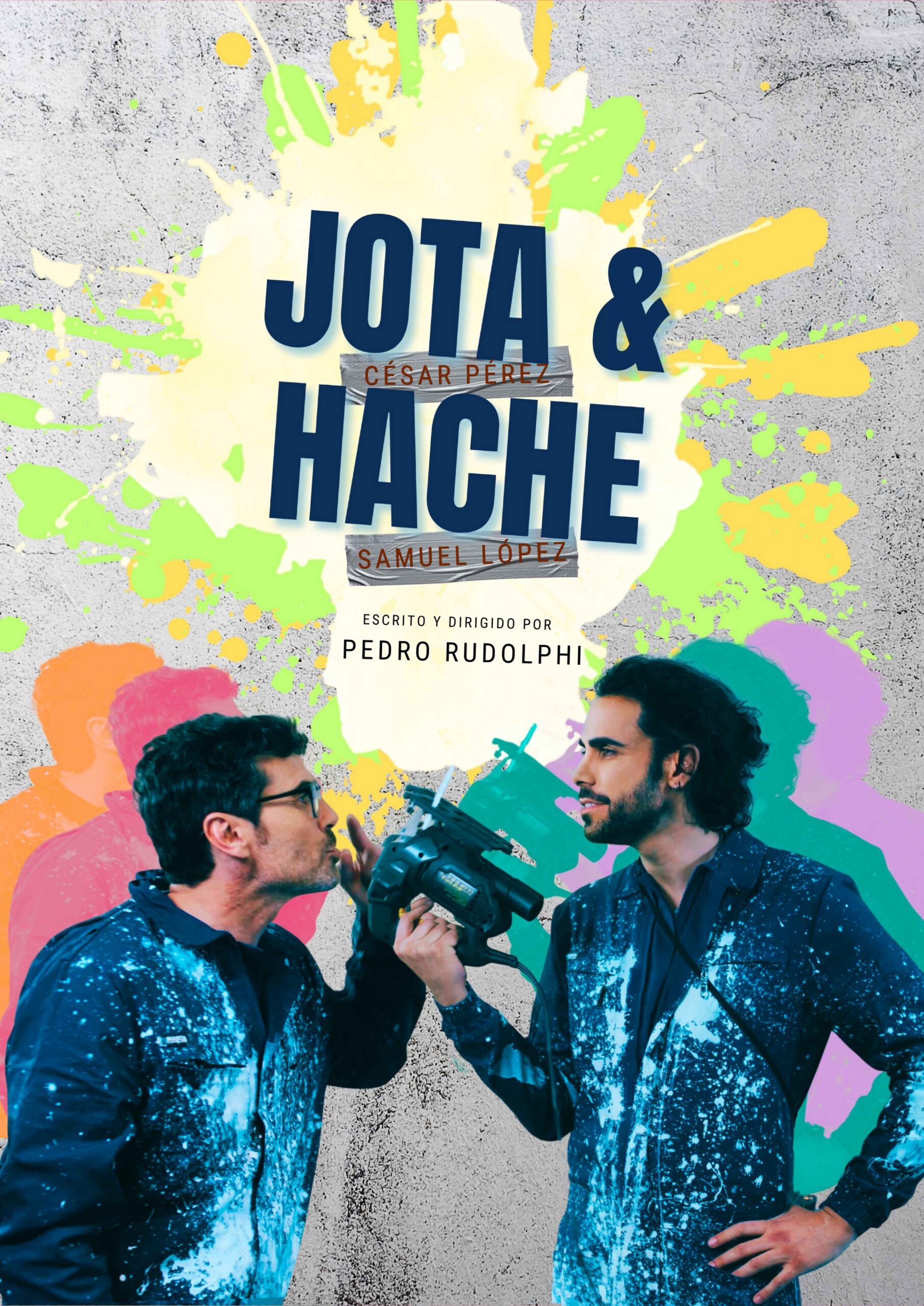 Póster del corto Jota y Hache