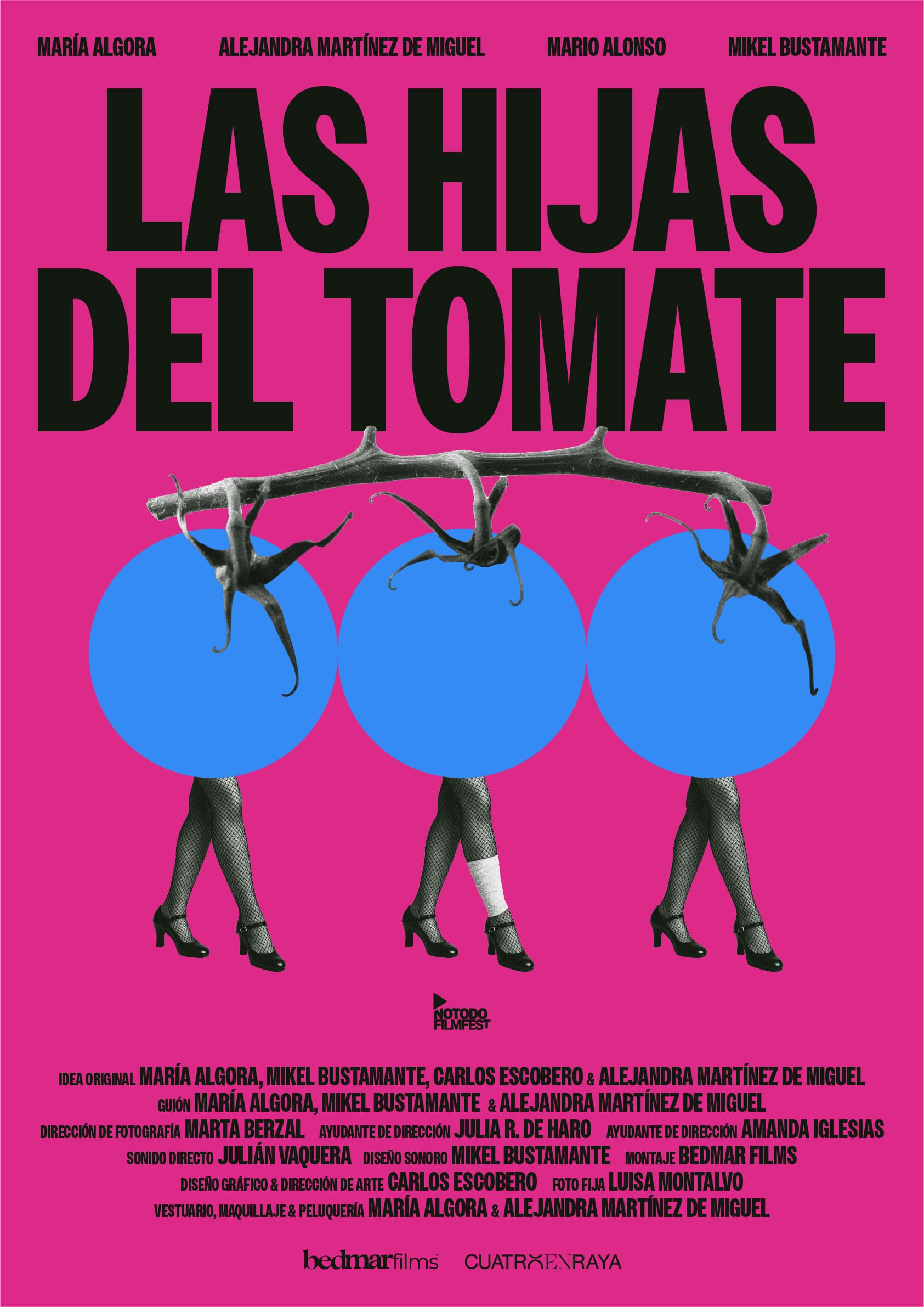 Póster del corto LAS HIJAS DEL TOMATE