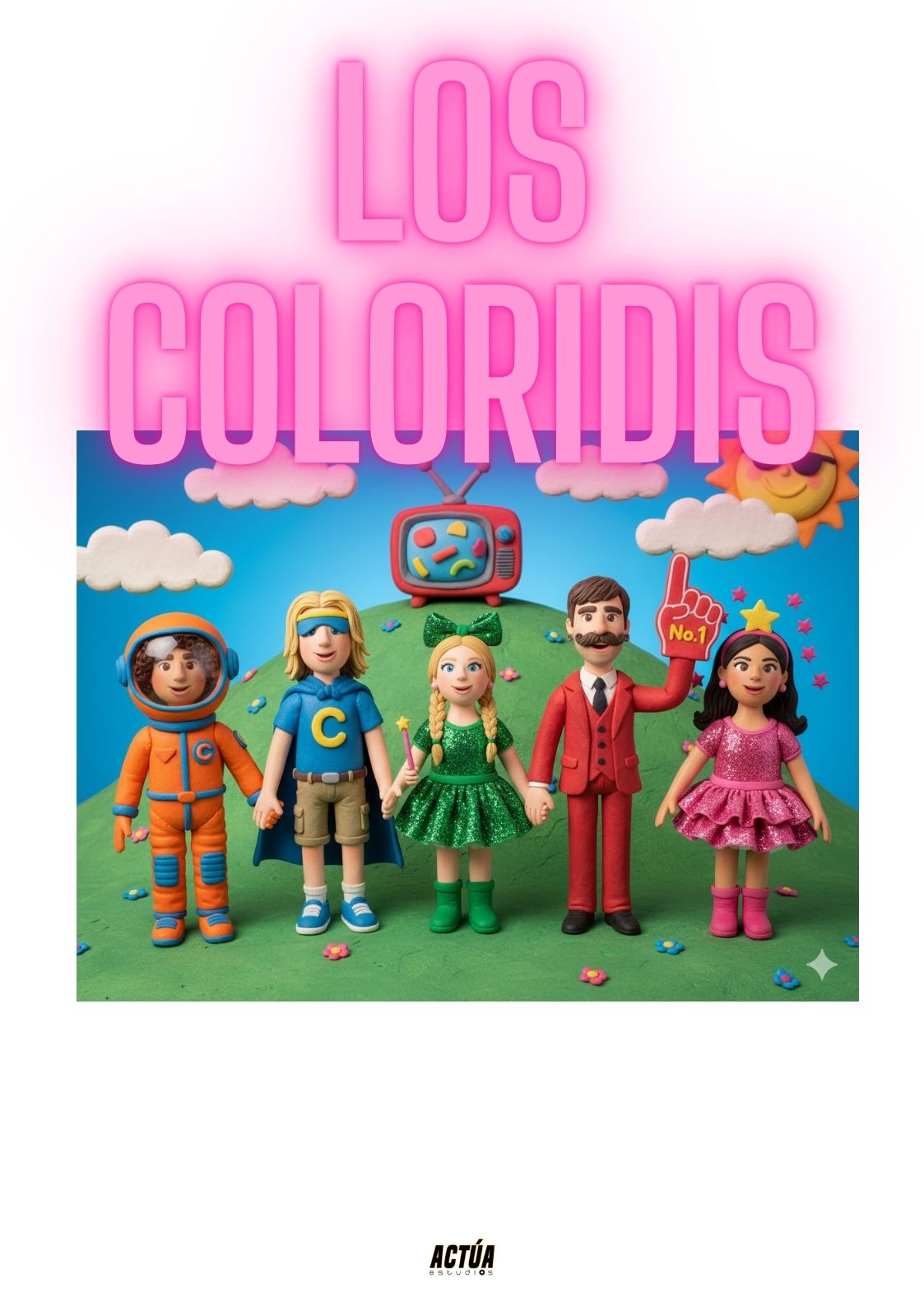 Póster del corto LOS COLORIDIS
