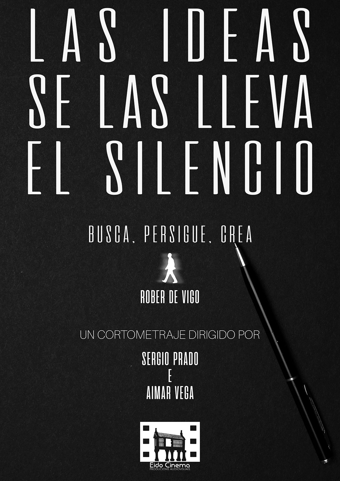 Póster del corto Las ideas se las lleva el silencio