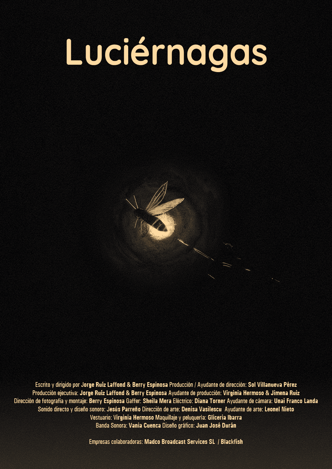 Póster del corto Luciérnagas