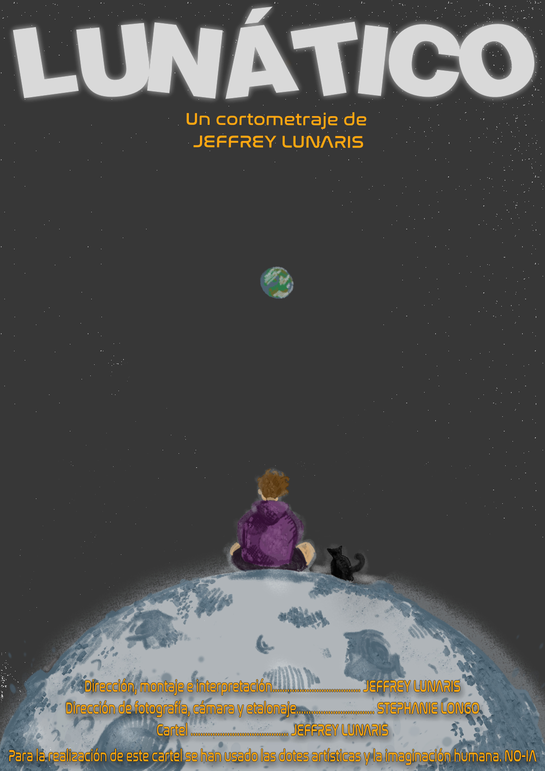 Póster del corto LUNÁTICO