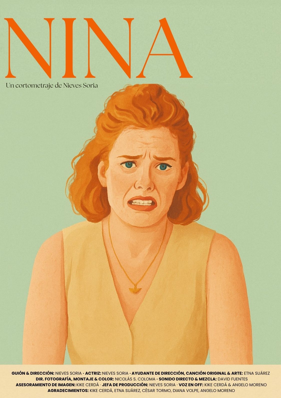Póster del corto NINA