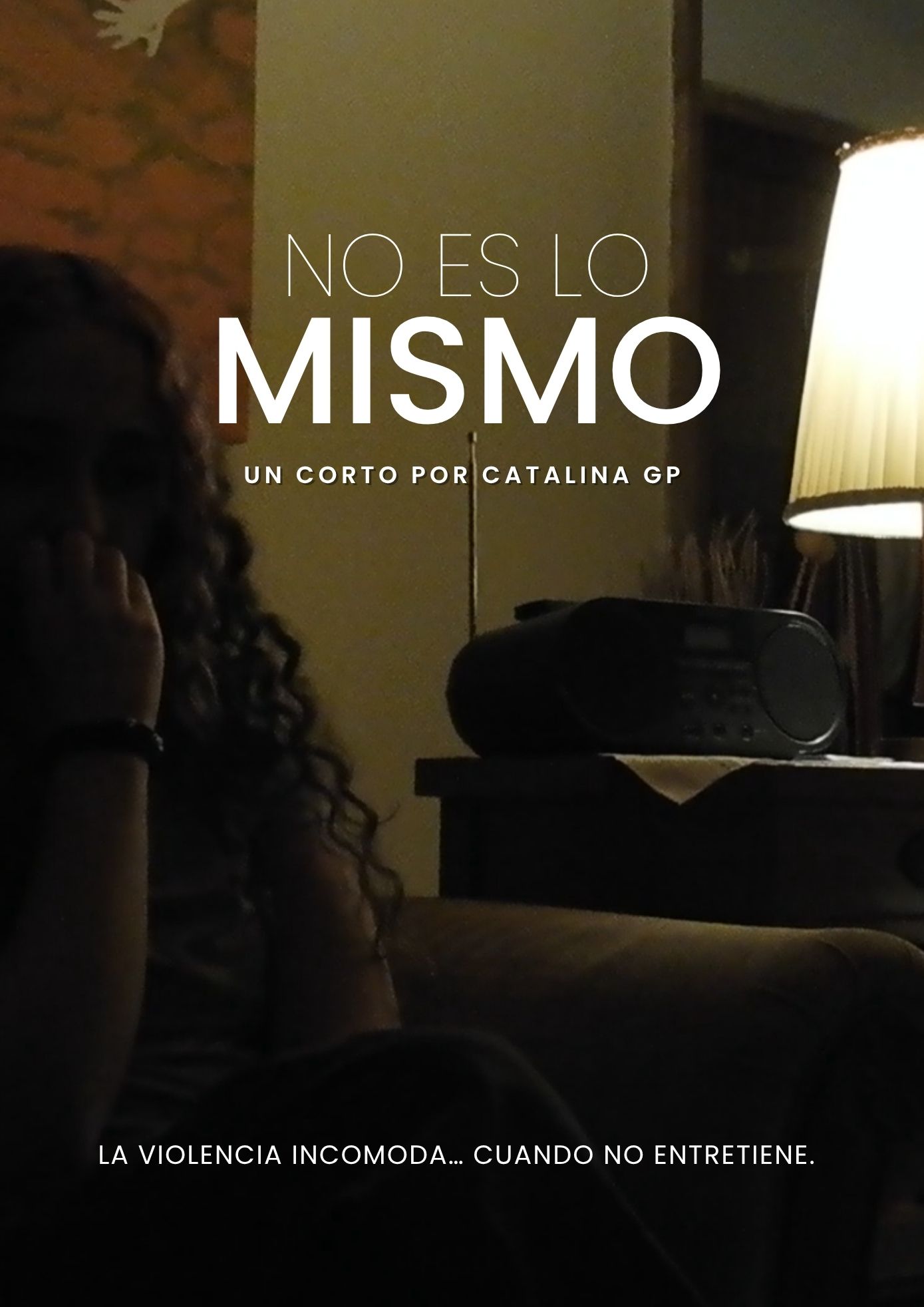 Póster del corto No es lo mismo