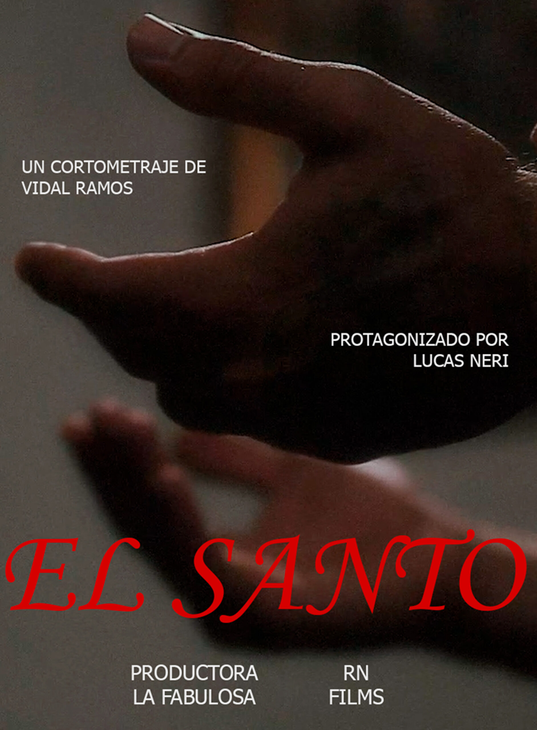Póster del corto El Santo