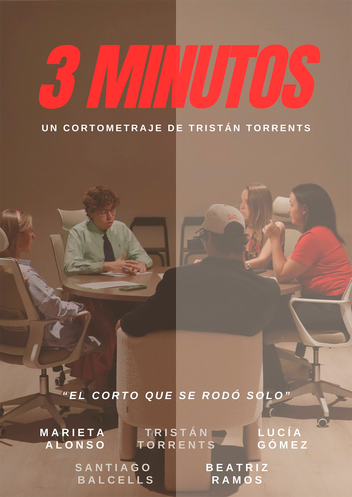 Póster del corto 3 MINUTOS