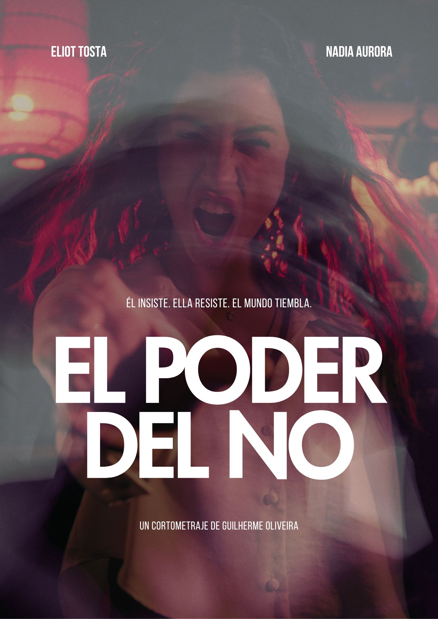 Póster del corto EL PODER DEL NO