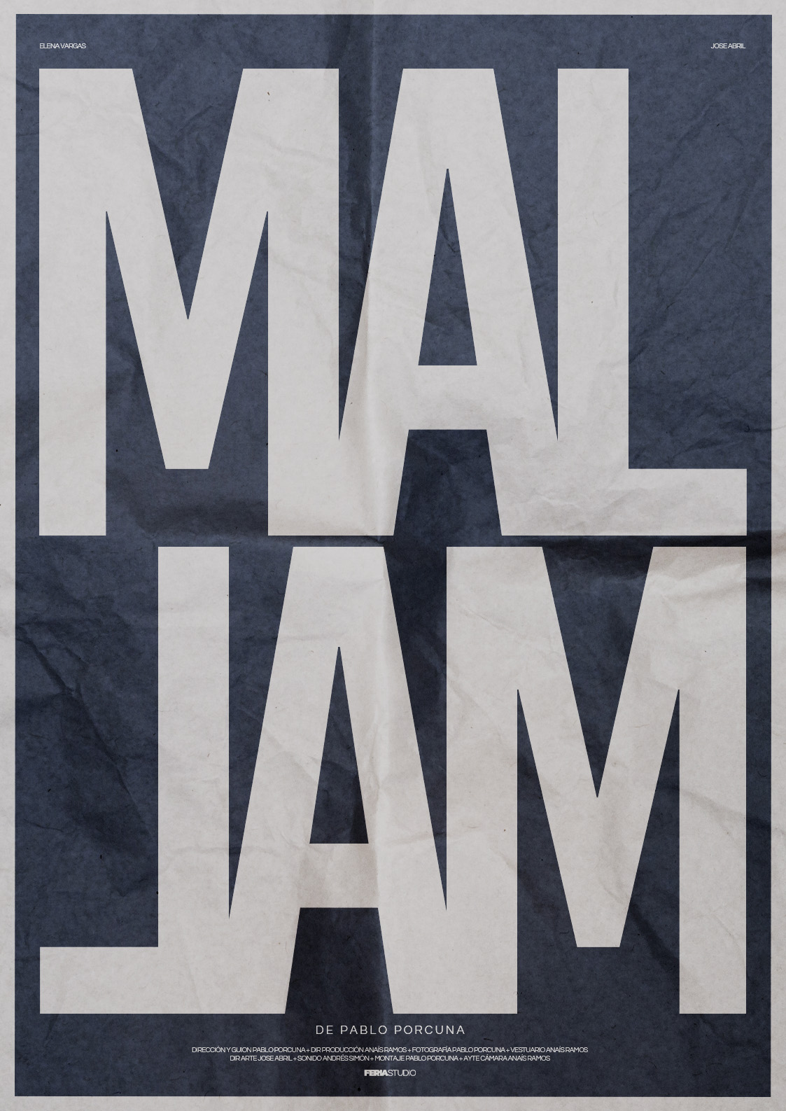 Póster del corto MAL MAL