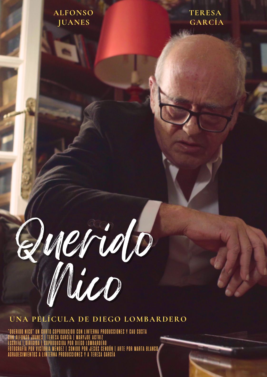 Póster del corto Querido Nico