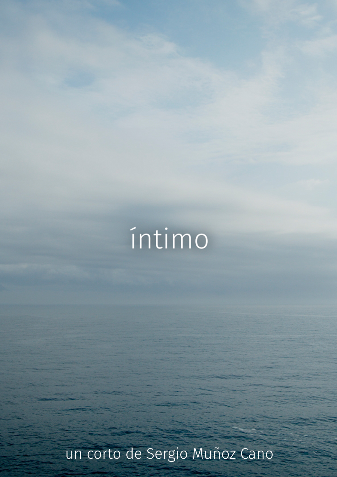 Póster del corto íntimo
