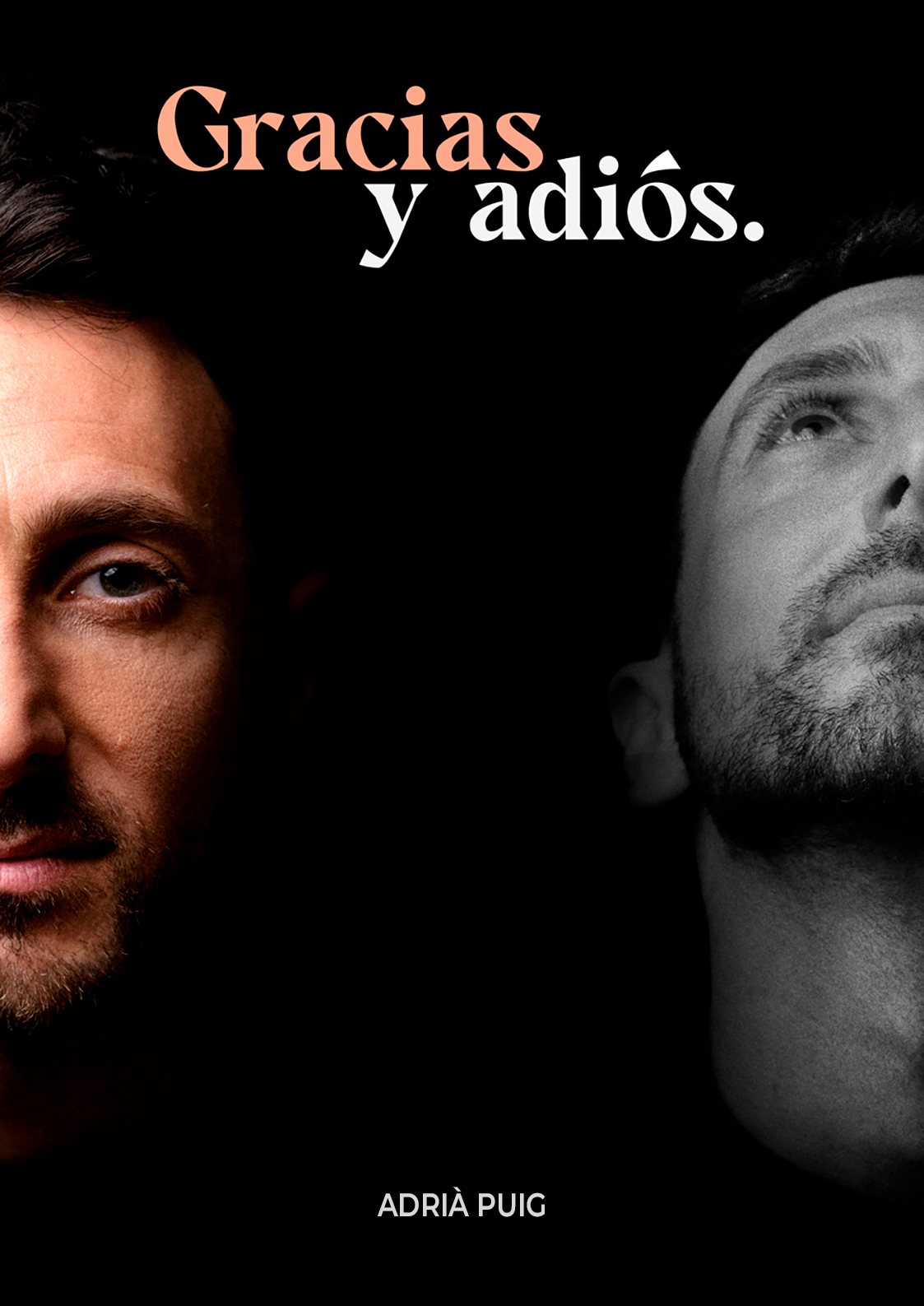 Póster del corto Gracias y adiós