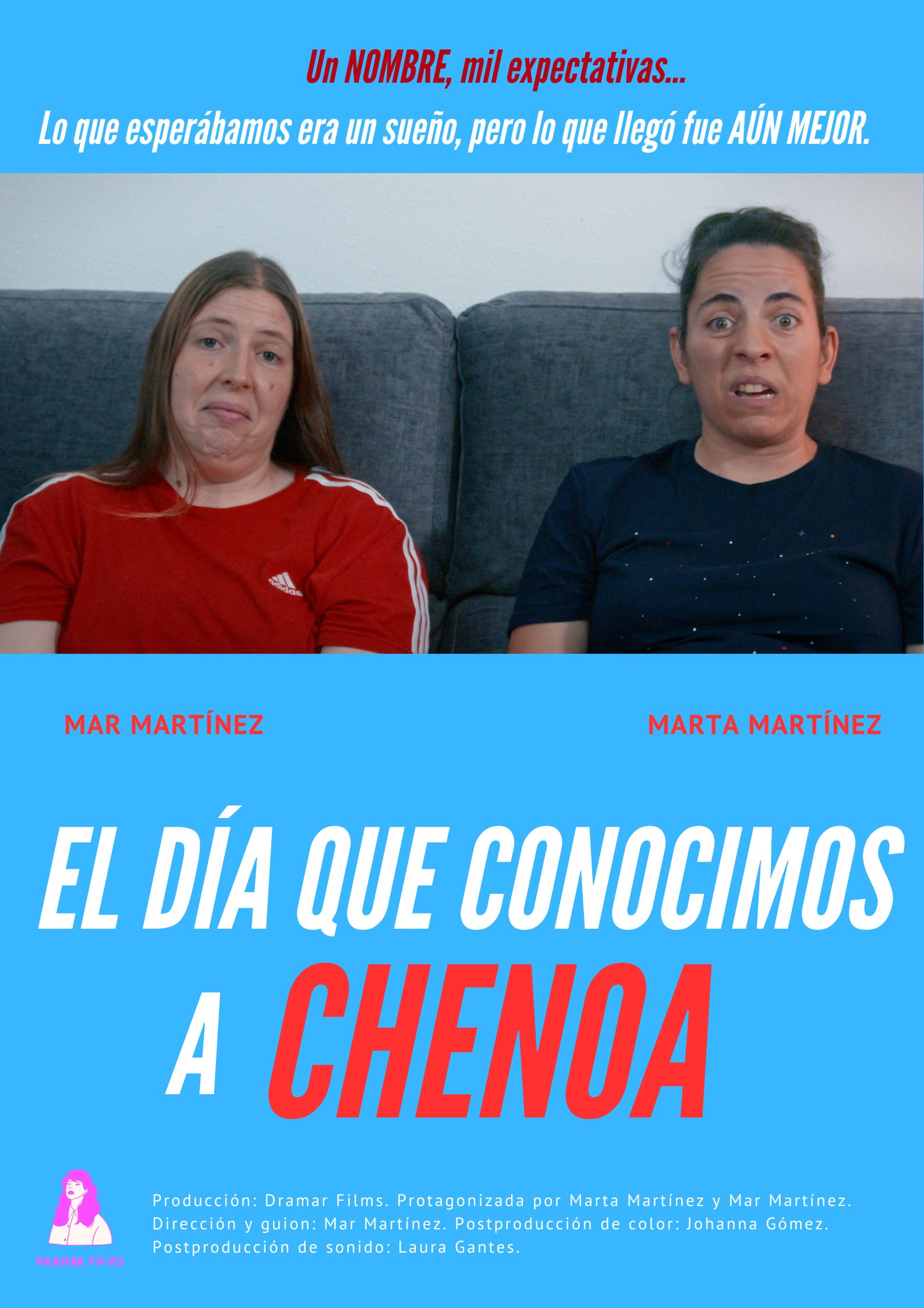 Póster del corto El día que conocimos a Chenoa