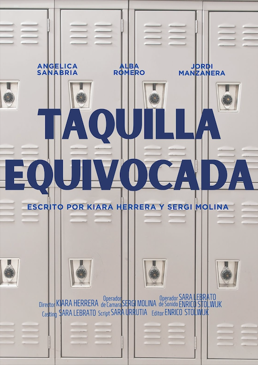 Póster del corto Taquilla Equivocada