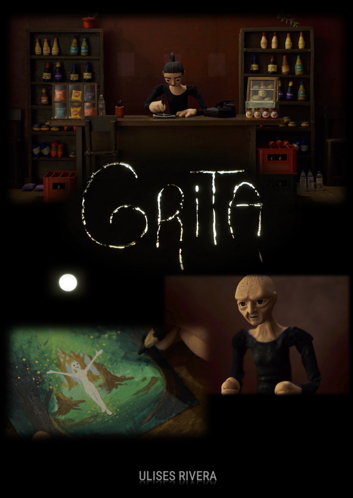 Póster del corto Grita