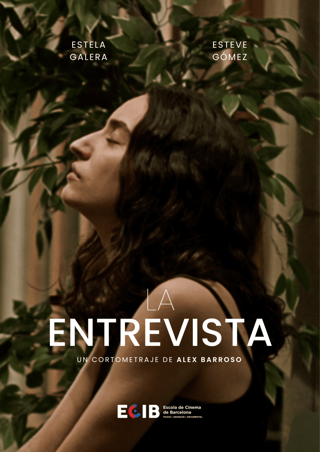 Póster del corto La Entrevista