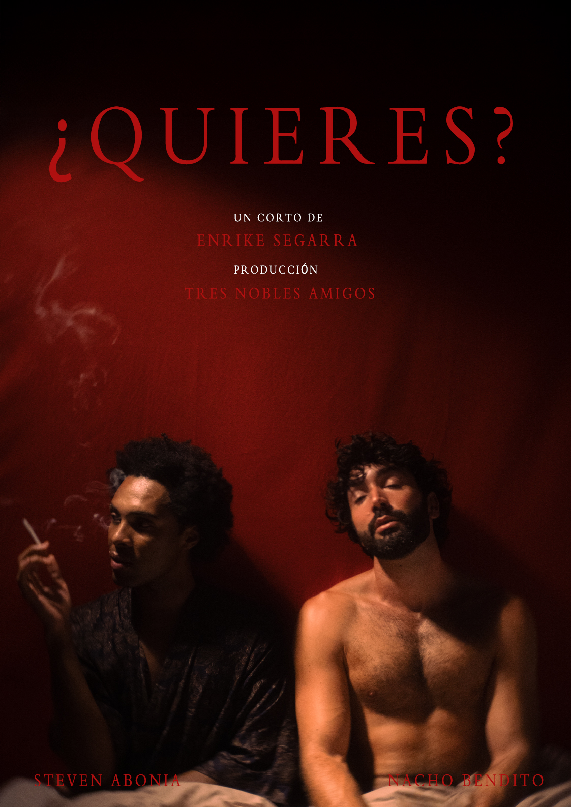 Póster del corto ¿QUIERES?