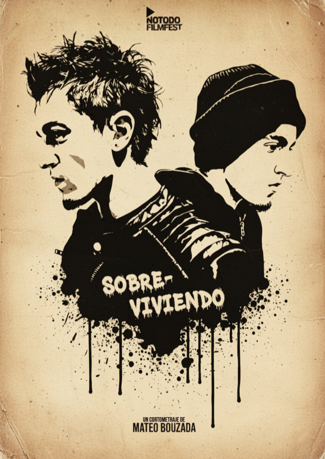 Póster del corto Sobreviviendo