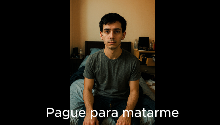 Póster del corto Pague para matarme