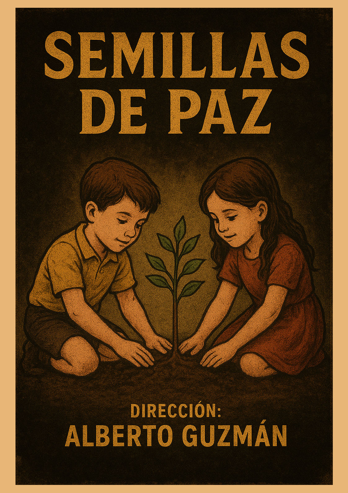 Póster del corto «Semillas de Paz – Seeds of Peace»