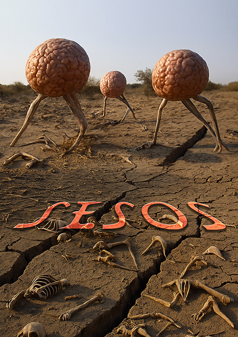 Póster del corto Sesos