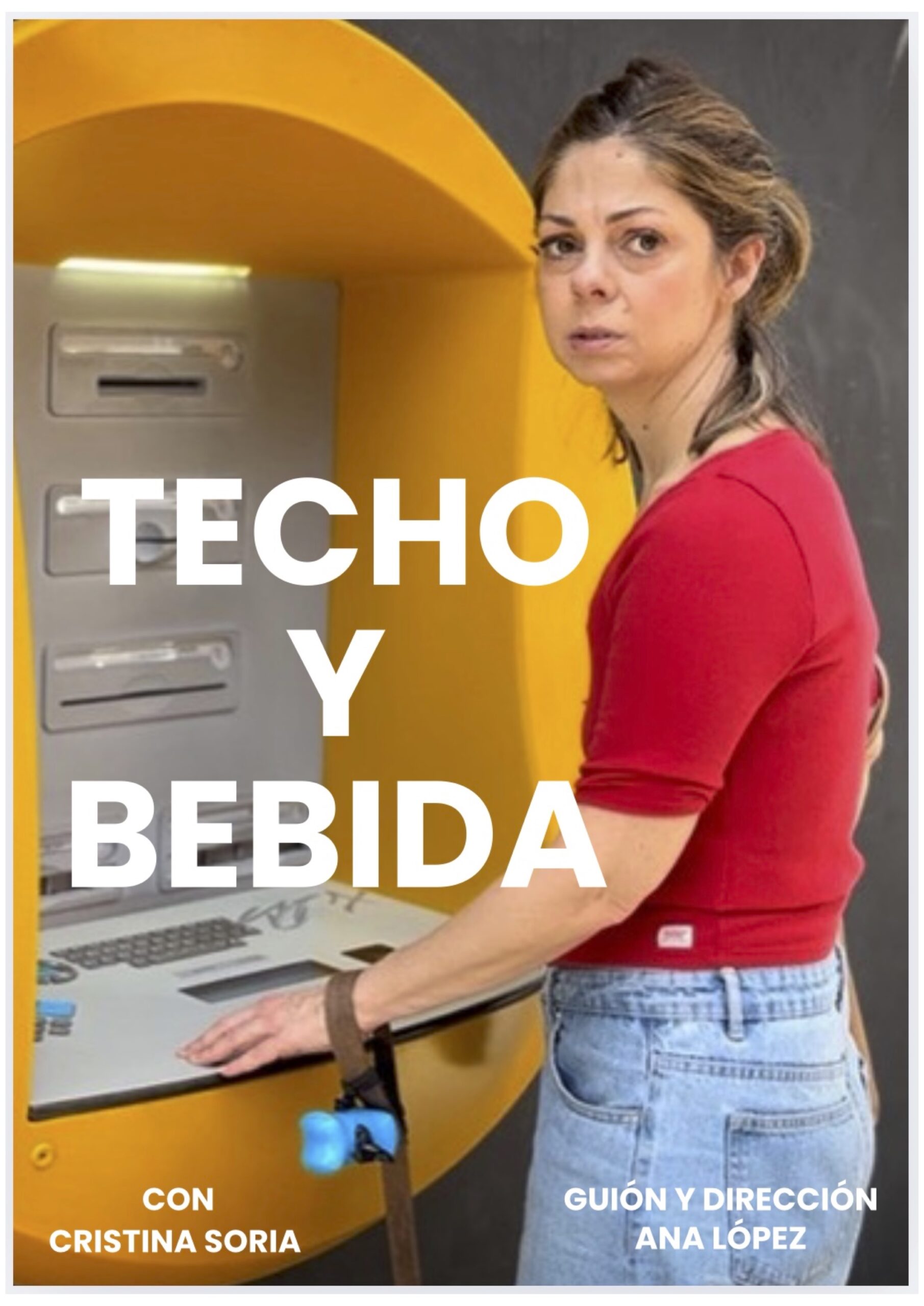 Póster del corto Techo y bebida