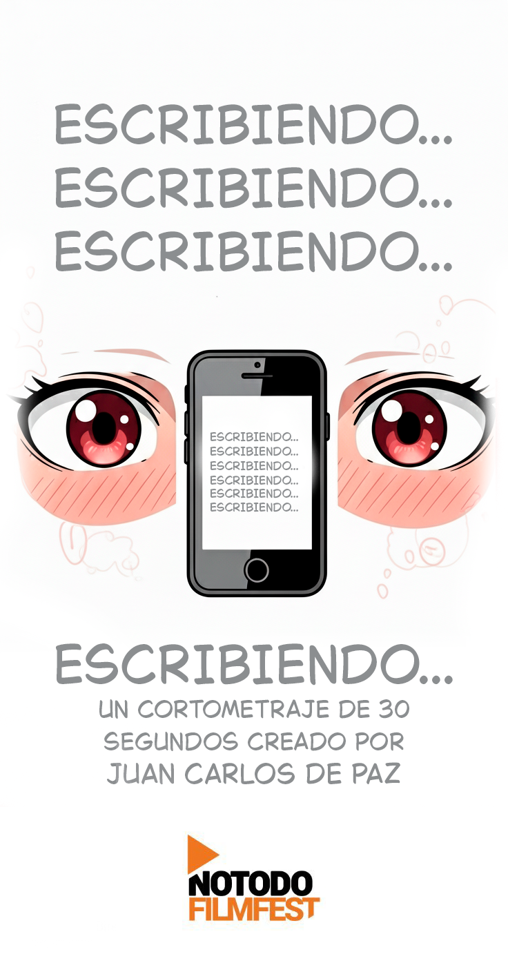 Póster del corto Escribiendo…