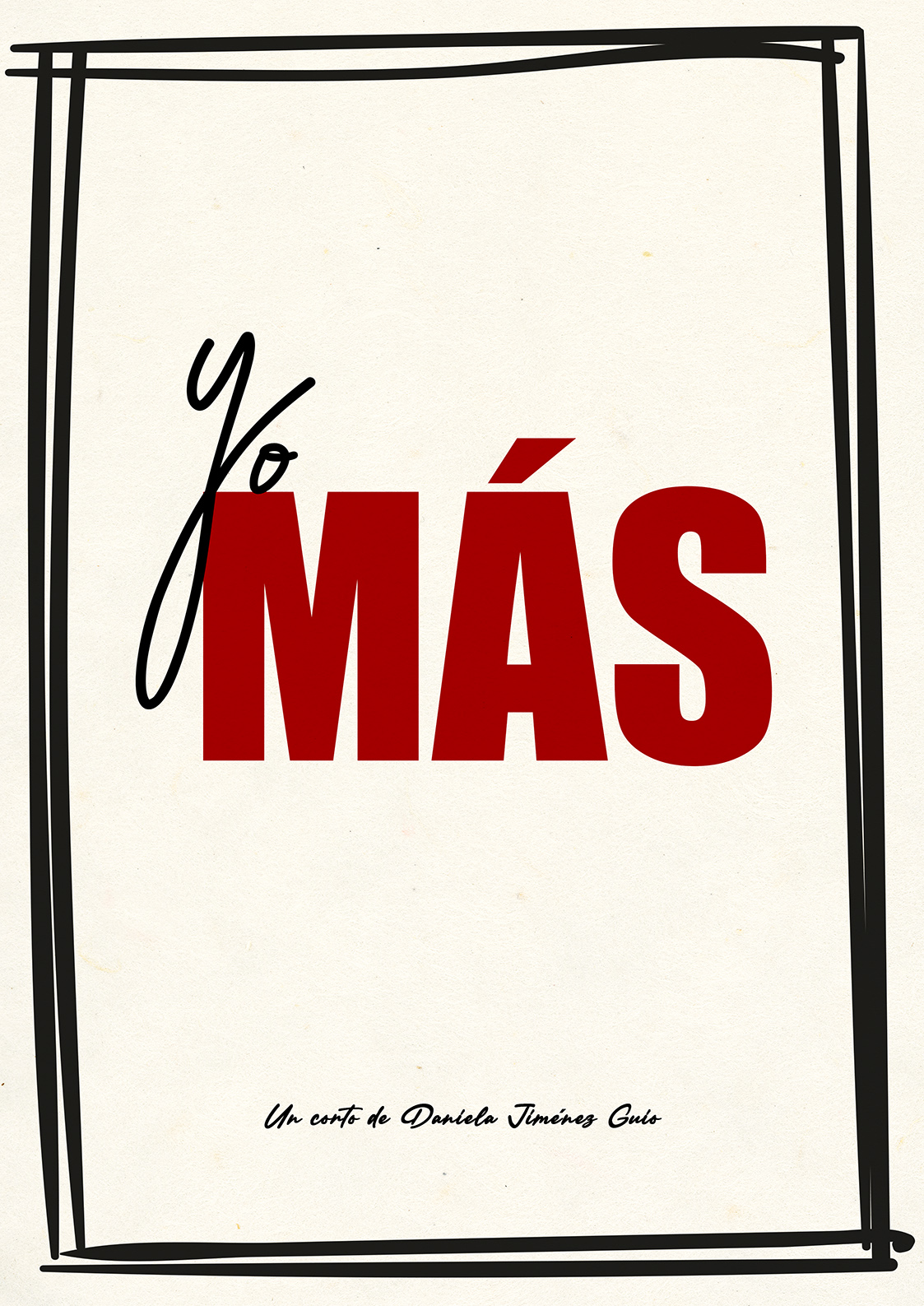 Póster del corto Yo más