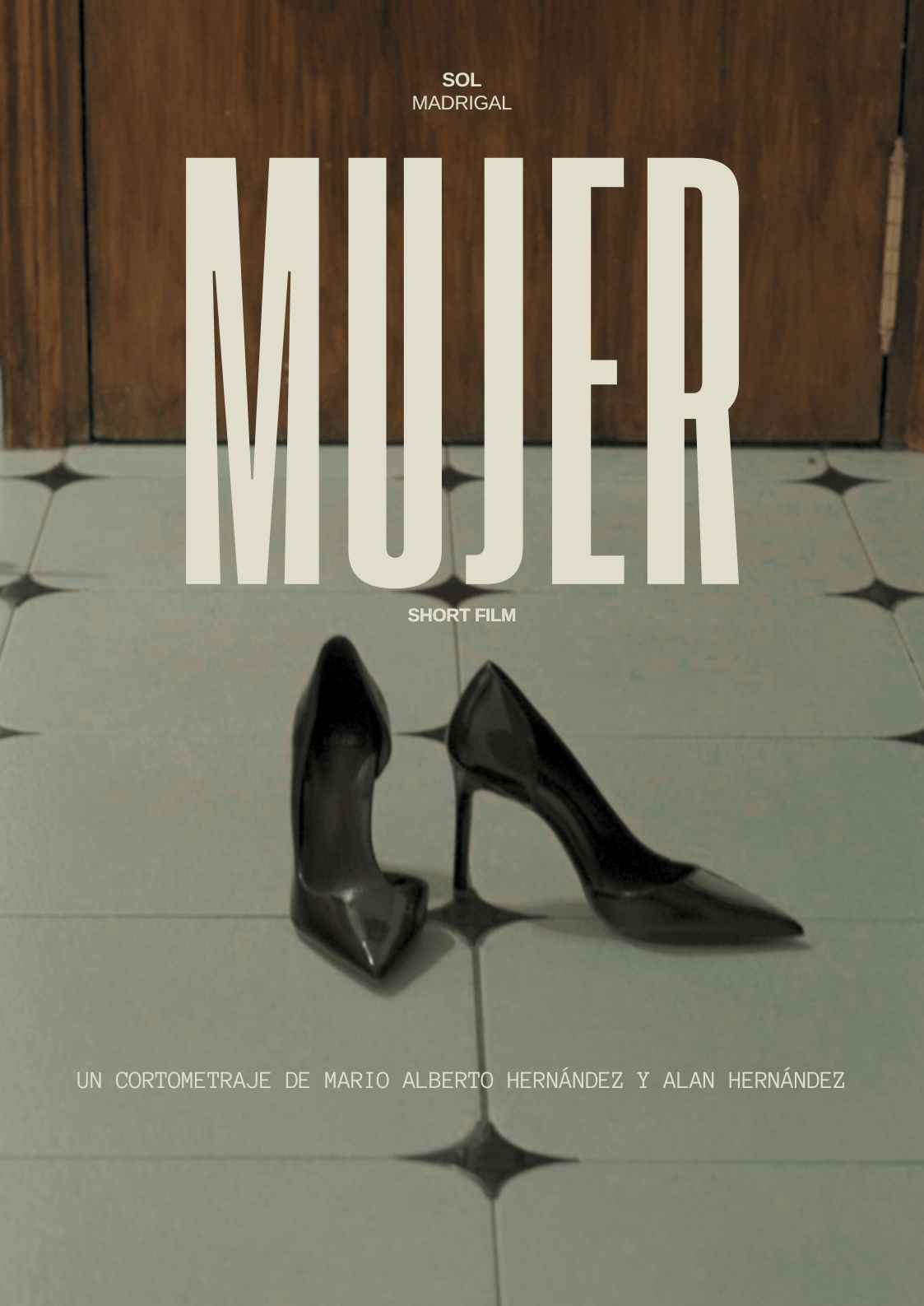 Póster del corto MUJER