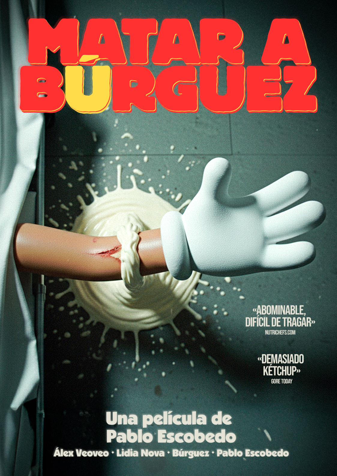 Póster del corto Matar a Búrguez