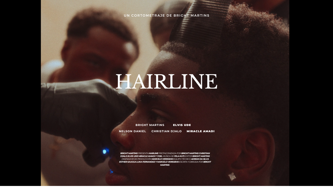 Póster del corto HAIRLINE