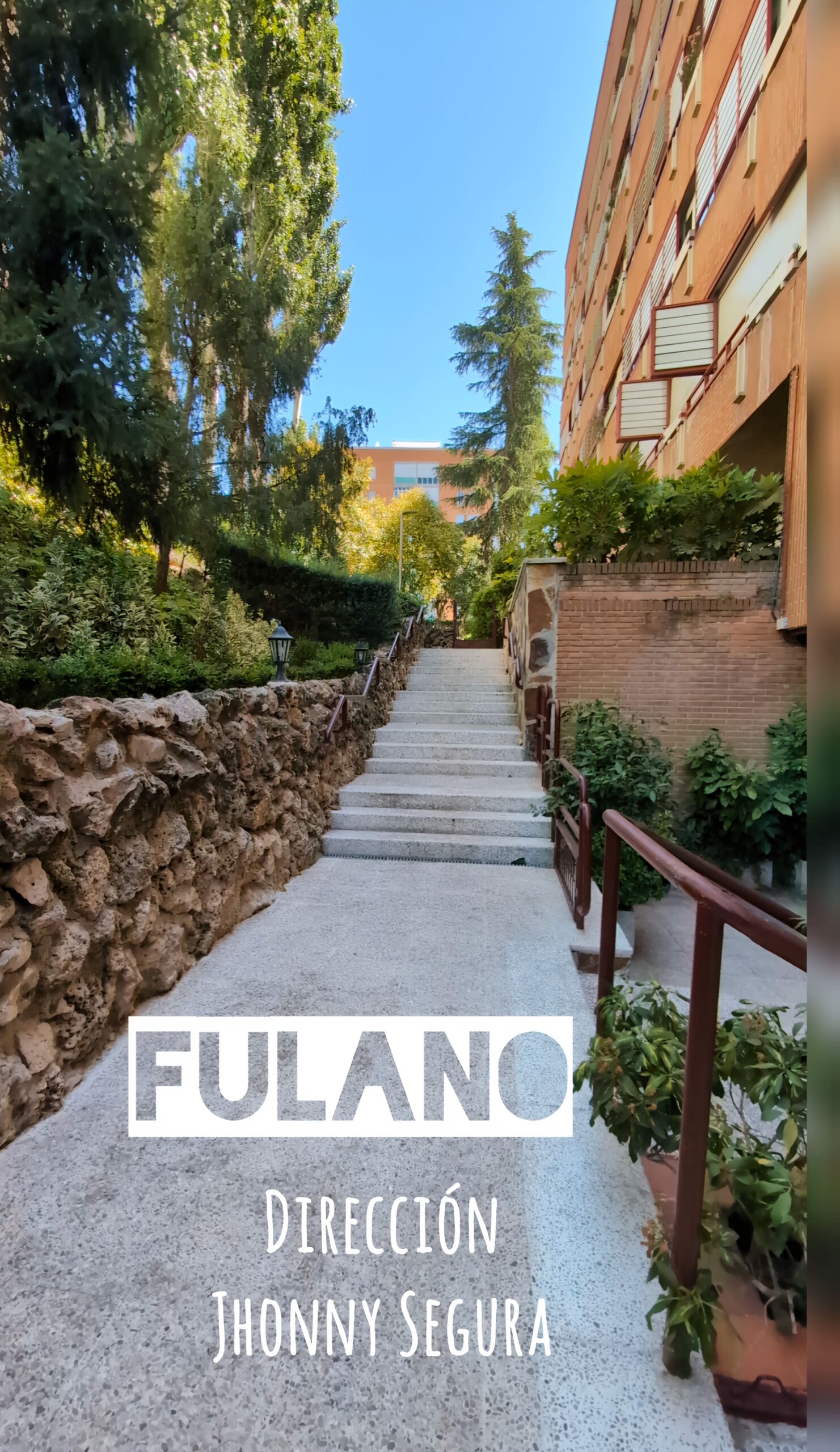 Póster del corto FULANO