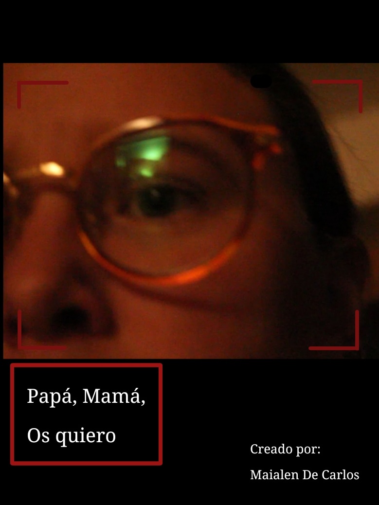 Póster del corto Papá, Mamá, Os quiero