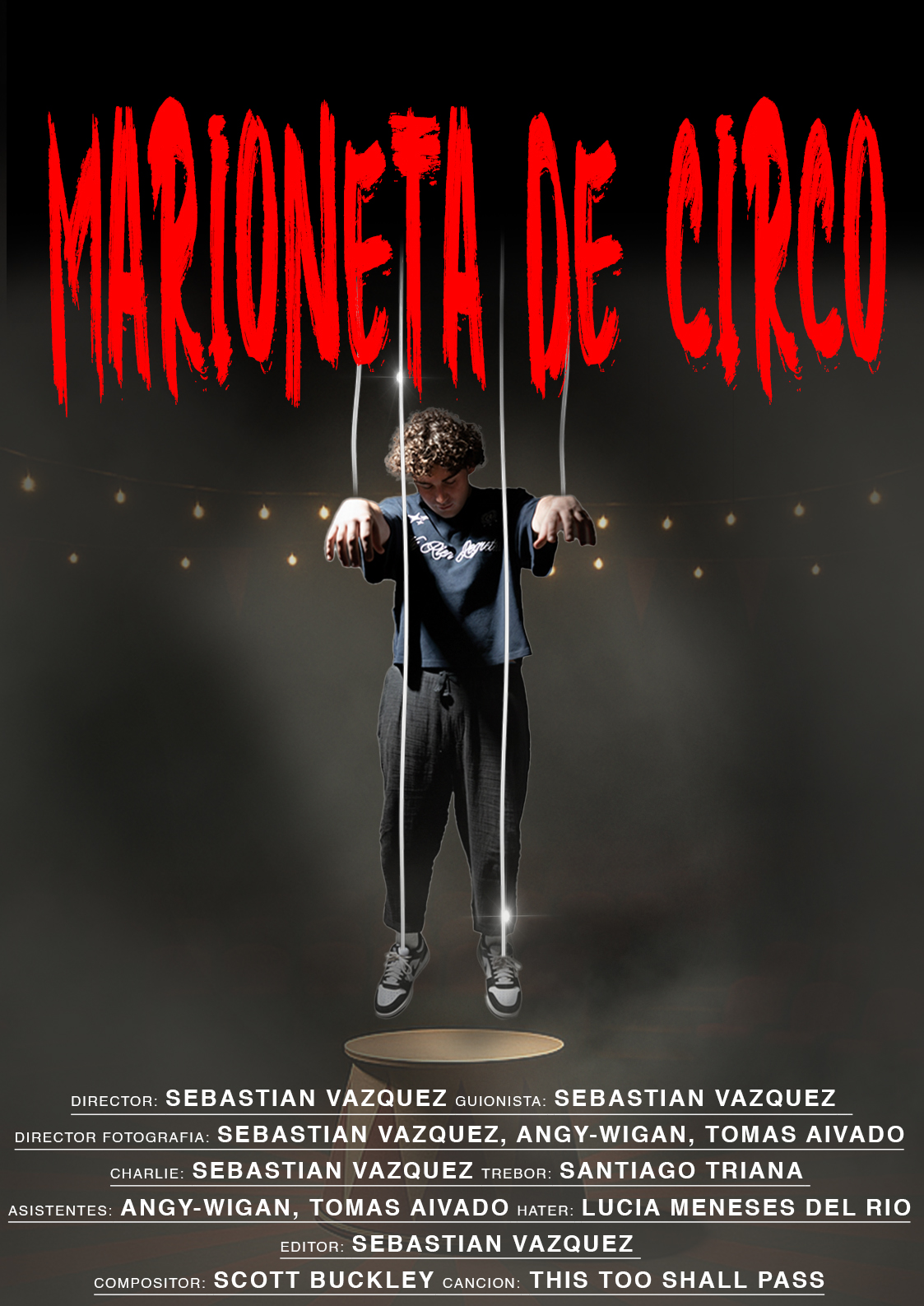Póster del corto Marioneta de Circo