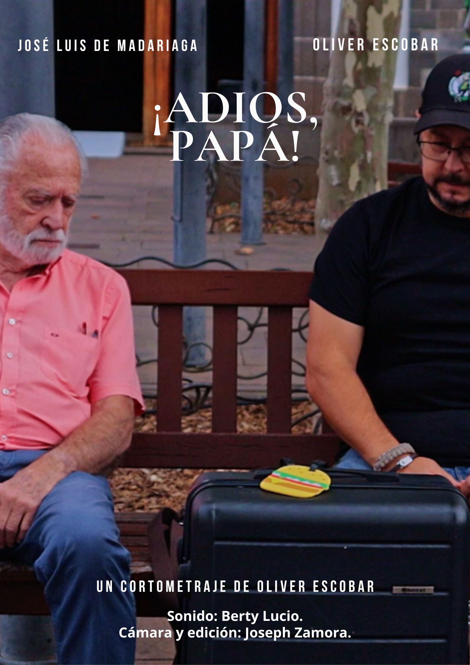 Póster del corto ¡Adiós, papá!