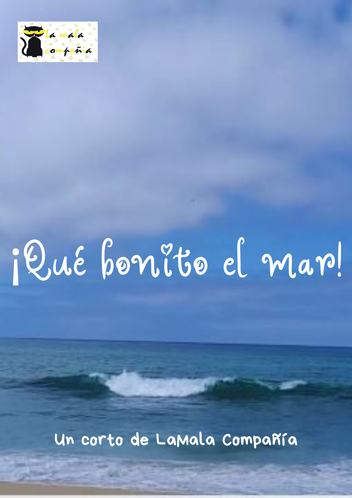 Póster del corto ¡Qué bonito el mar!