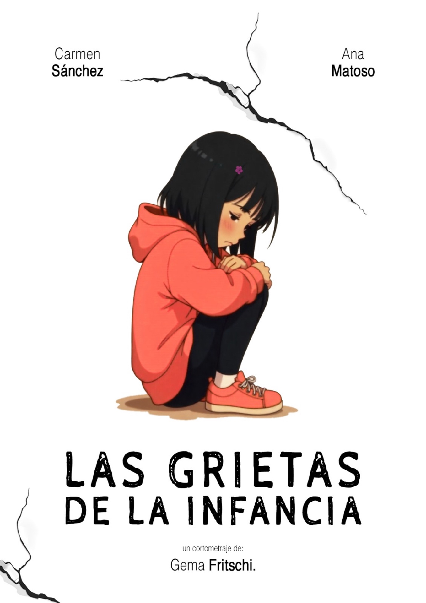 Póster del corto Las grietas de la infancia