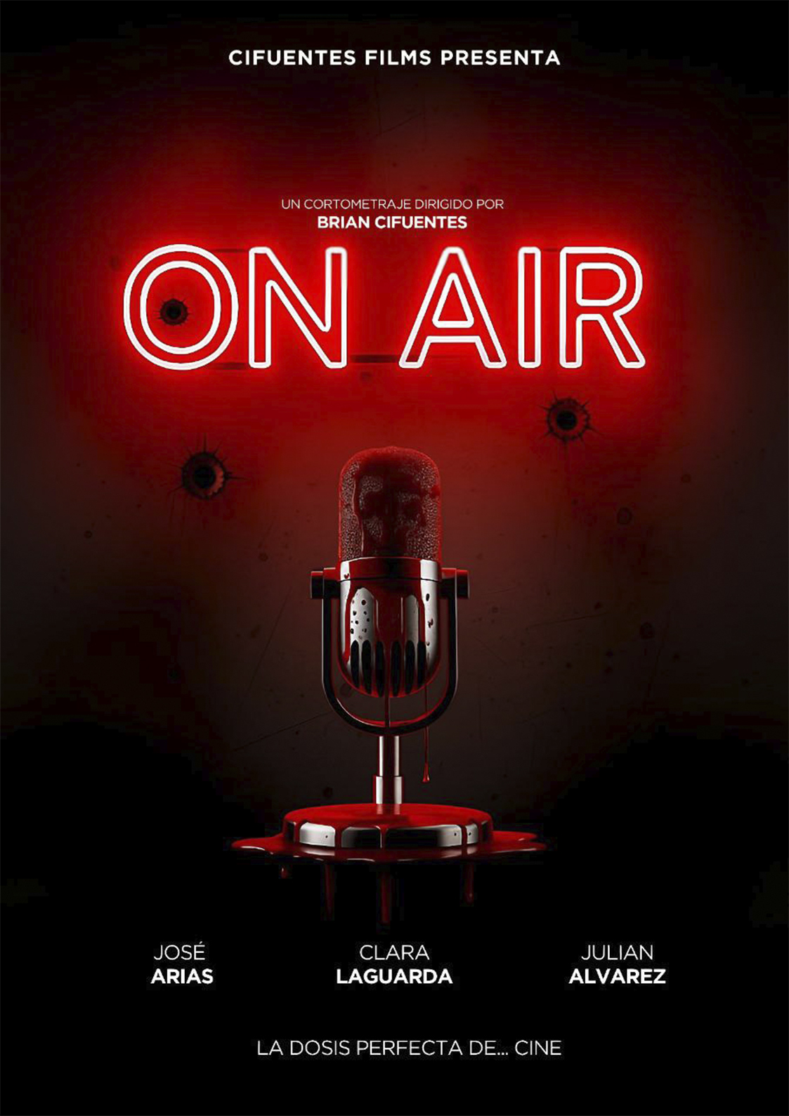 Póster del corto ON AIR