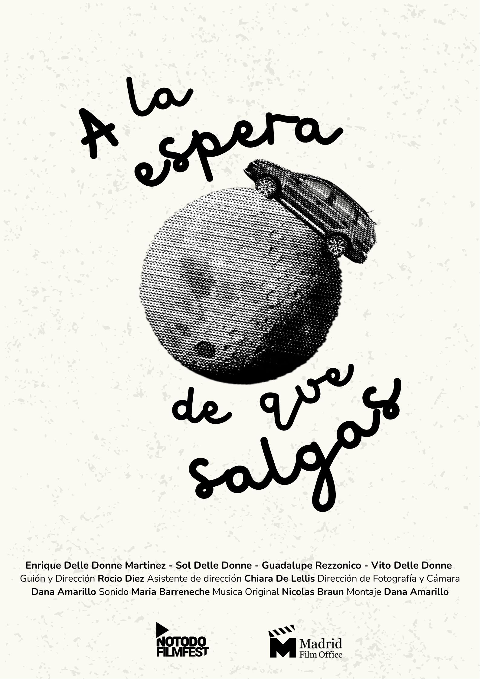 Póster del corto A la espera de que salgas